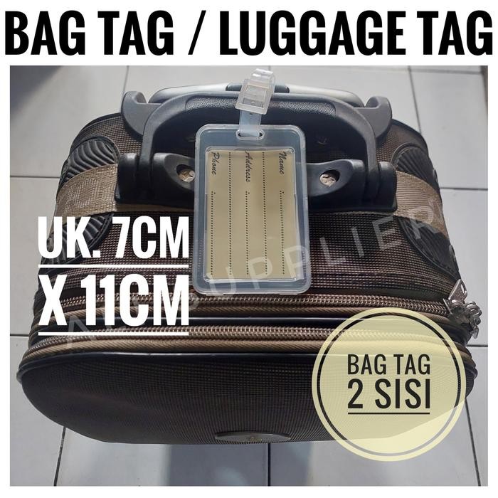 PREMIUM BAG TAG LUGGAGE TAG NAME TAG GANTUNGAN UNTUK DI KOPER ATAU TAS MURAHH