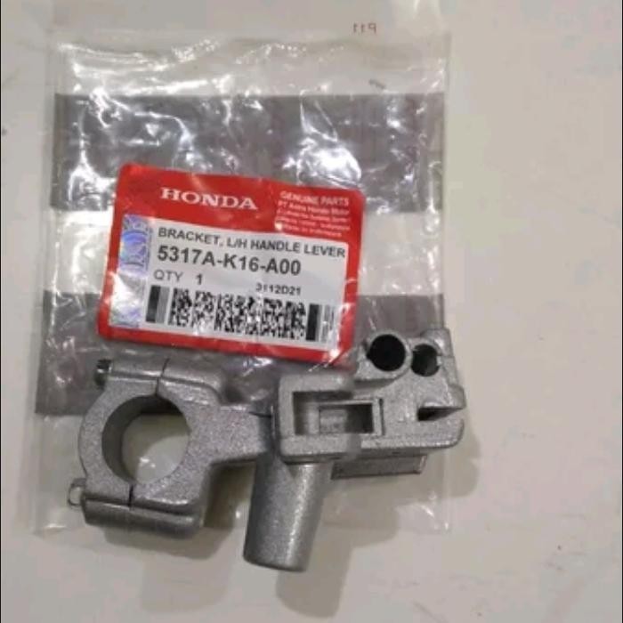 PREMIUM bracket braket dudukan spion handle rem kiri scoopy karbu fi ori ahm