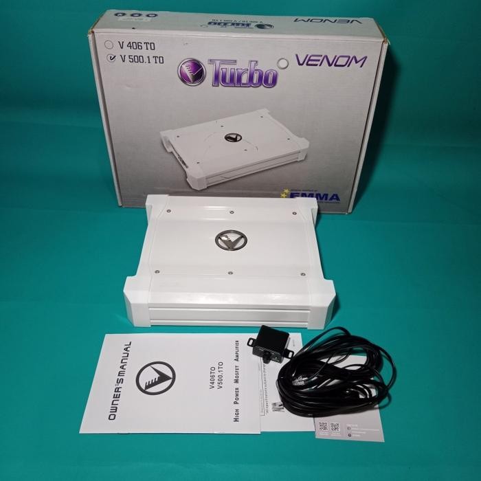 PREMIUM Monoblok VENOM TURBO seri V-500.1TO Clas D Amplifier Audio Mobil