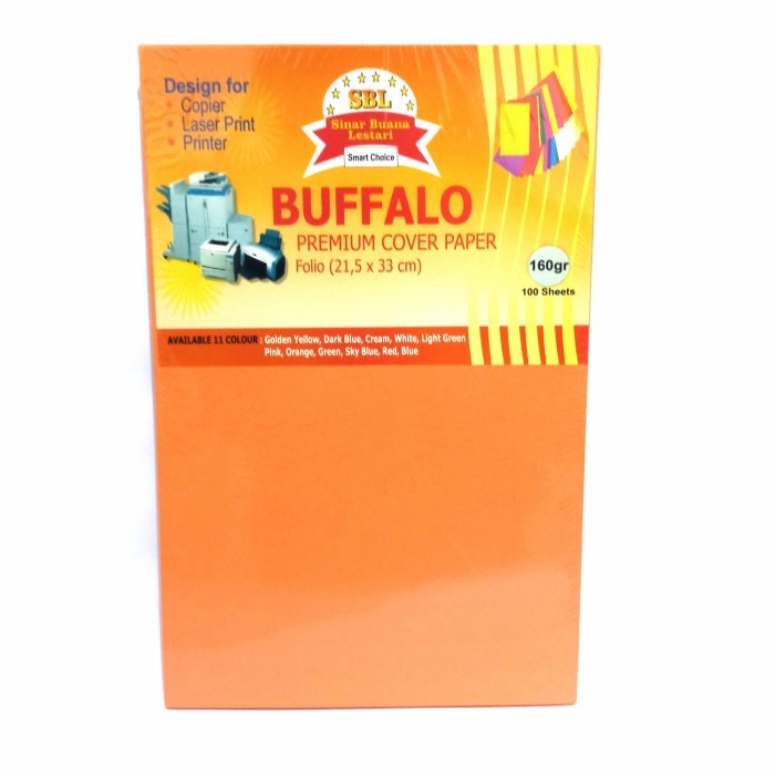 

Kertas Jilid Buffalo SBL 160gr Ukuran F4 (1 Pak isi 100 Lembar)