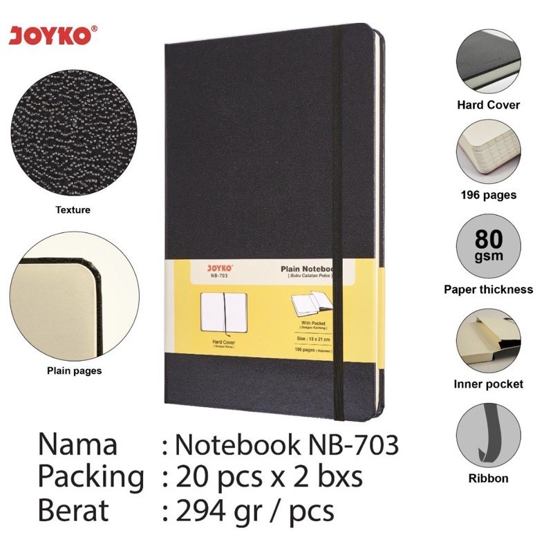 

note book joyko nb 703 polos NB HARAP BACA WARNA COVER WARNA WARNI YA , FOKUS KE KODE BARANG AJA