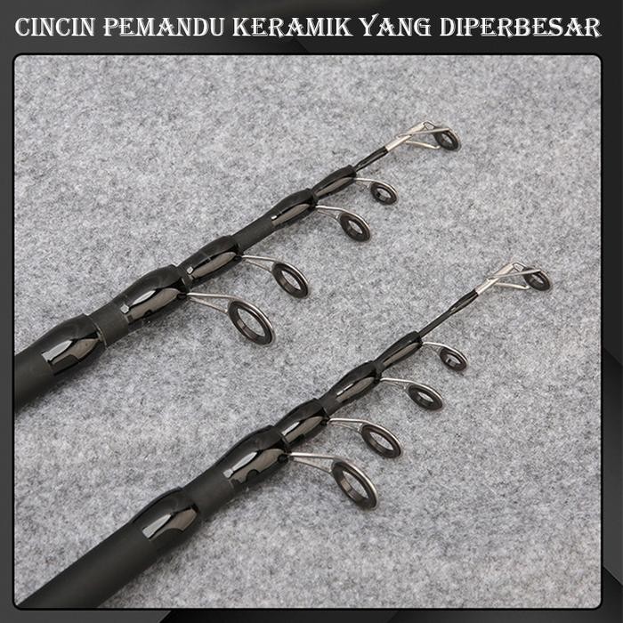 Produk pancing set joran pancing 1.8-2.1m reel pancing Memancing laut pancingan set lengkap fishing