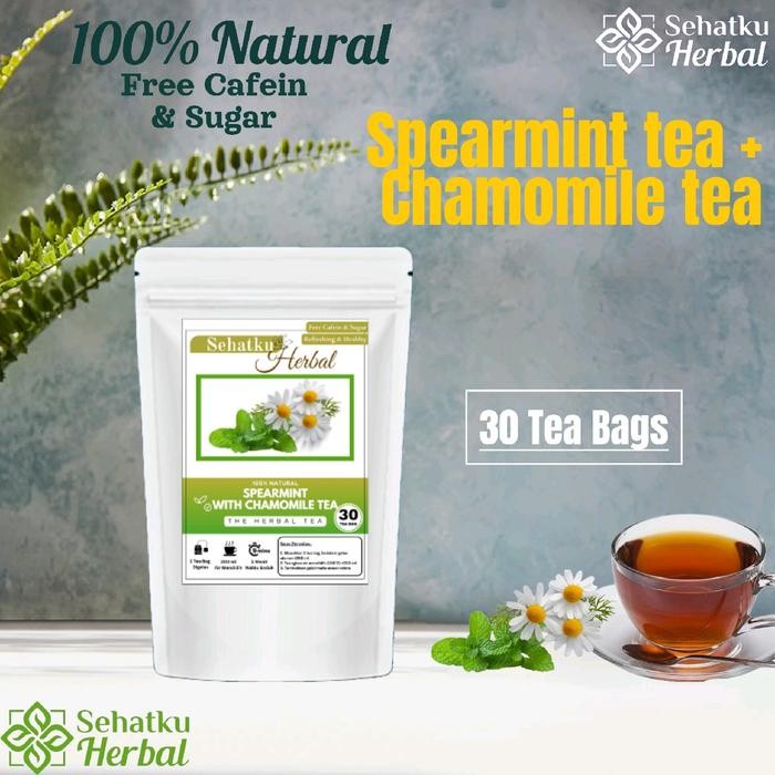 

Spearmint tea with Chamomile tea isi 30 tea bag Air Minuman Herbal