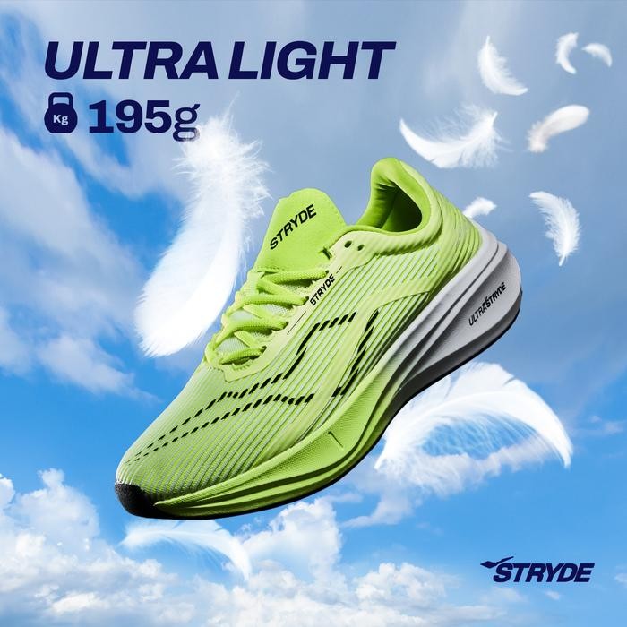 PRODUK HEIDEN HERITAGE [HRTG] - ULTRA STRYDE - FULL BLACK - SEPATU SPORT RUNNING SEKOLAH CASUAL