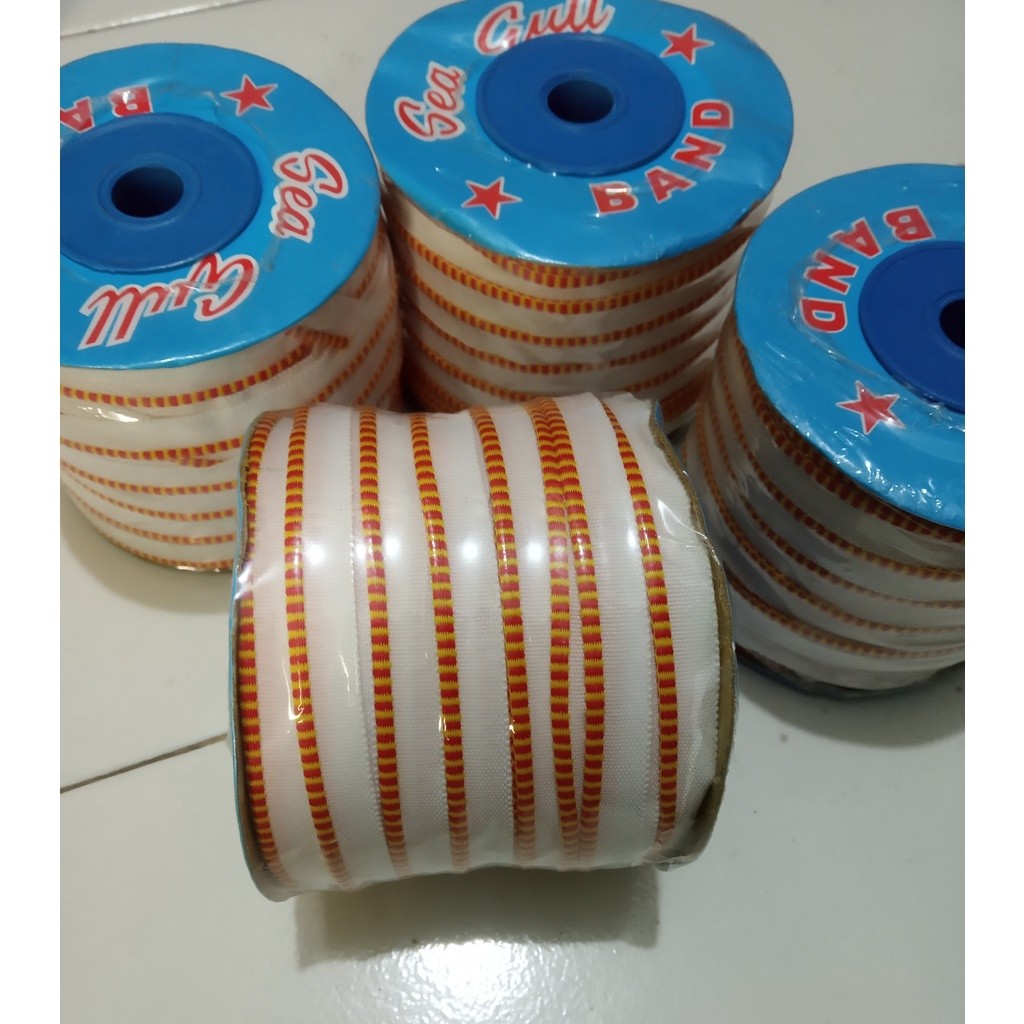 

Pita Capital Head Band 1 Roll Tali Pita Jilid Punggung Buku Hardcover WE!!!