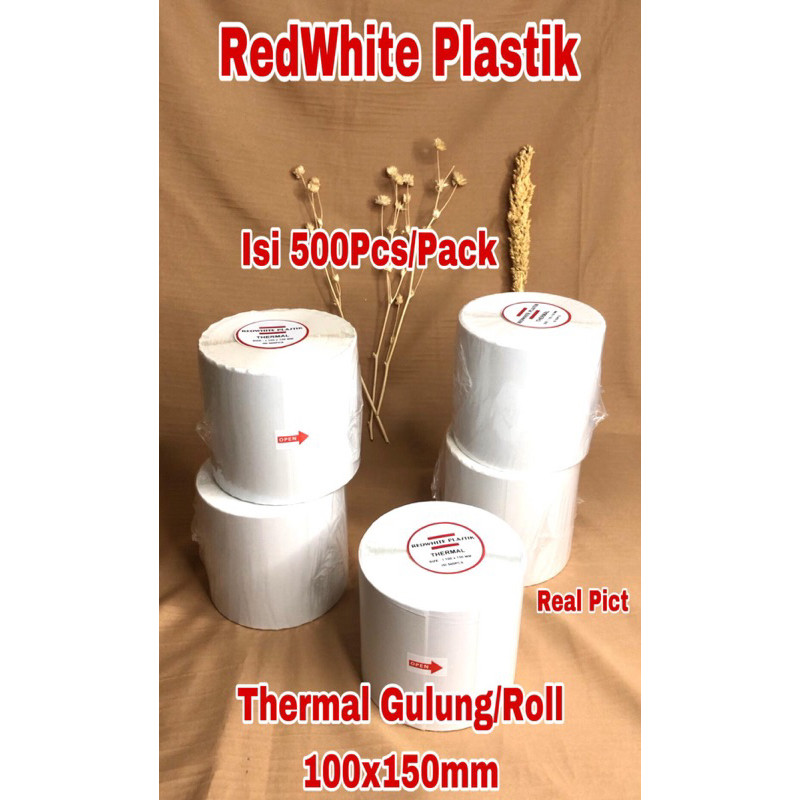 

Label Stiker Thermal Roll/Gulung Uk 100x150mm Isi 500 Pcs Kertas Thermal Termurah WE!!