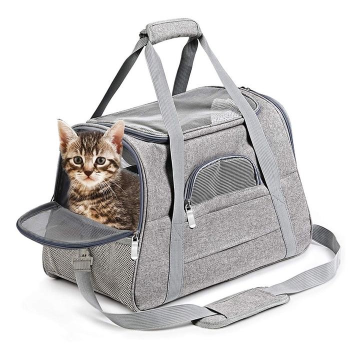 BISA E-FAKTUR Pet Carrier Tas Hewan Tas Traveling Hewan Tas Travel Anjing Kucing