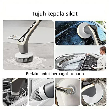 Xiaomi 7IN1 Electric sikat kamar mandi Elektric Portable Electric Cleaning Brush sikat wc elektrik