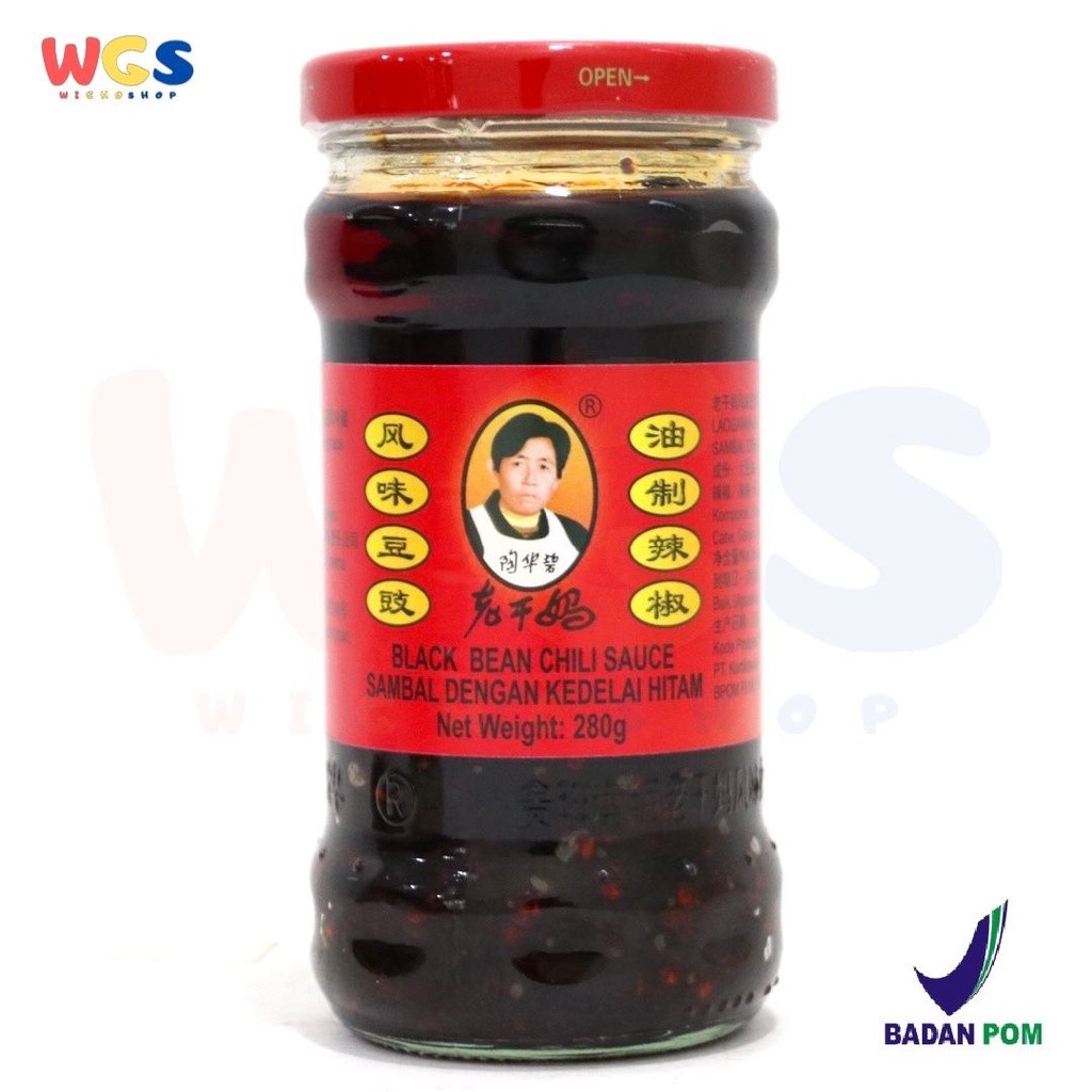 

Lao Gan Ma Black Bean Chilli Sauce 280g - Sambal Kedelai Hitam