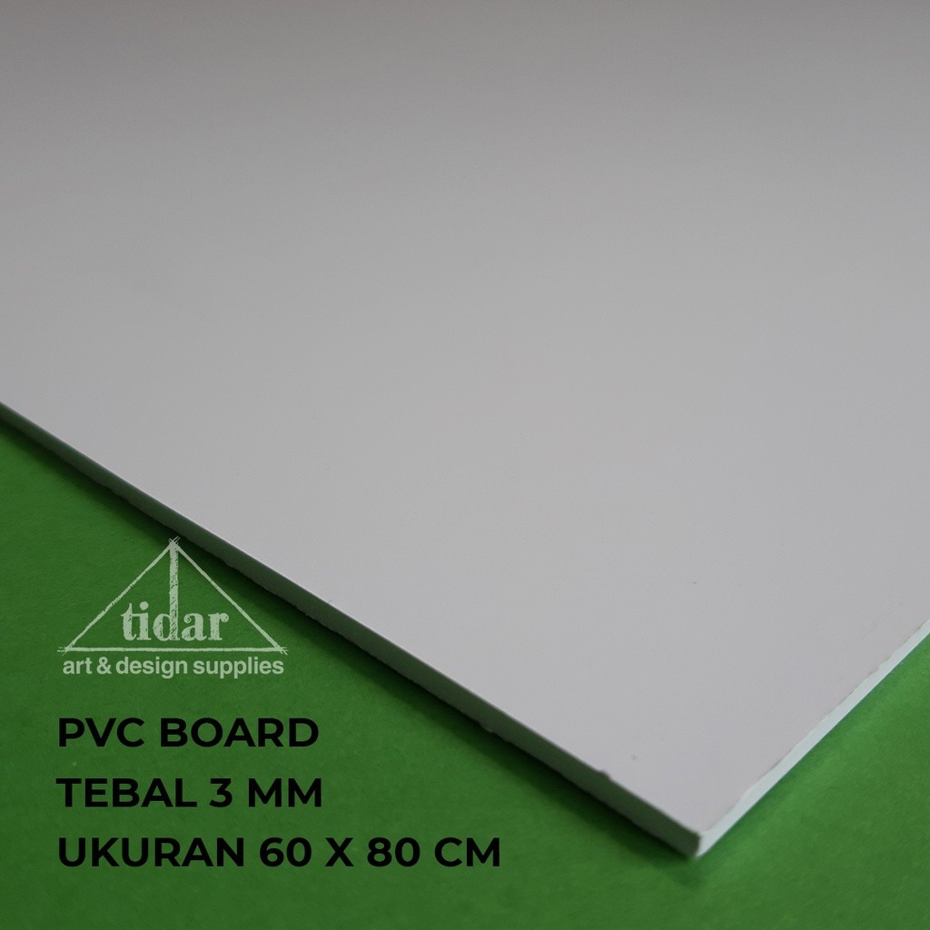 

PVC Board 3 mm 60 x 80 cm - Foam Board - Foamboard - Dinding Maket WE!!