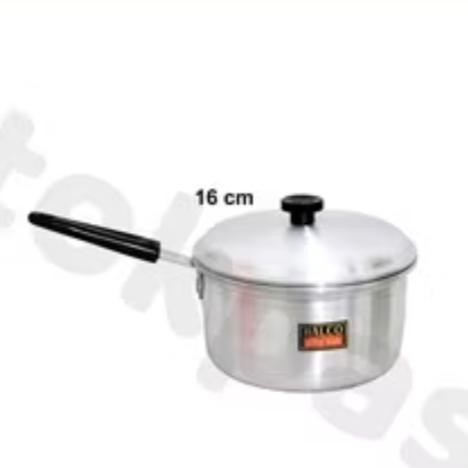 Panci Halco /Panci Susu/ Panci Masak Mie /Bubur Gagang Halco 16Cm Sd 18Cm #Gratisongkir