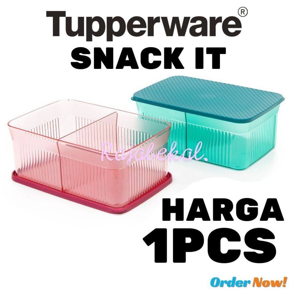 PROMO Tupperware Snack IT UNGU MEI toples kue sekat mewah lebaran LILY