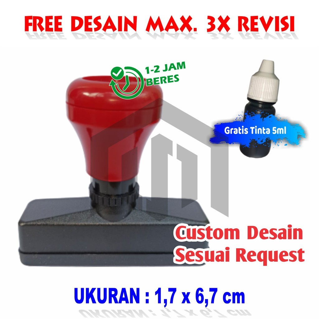 

Cetak Custom Stempel Flash Otomatis Persegi Kecil WE!!