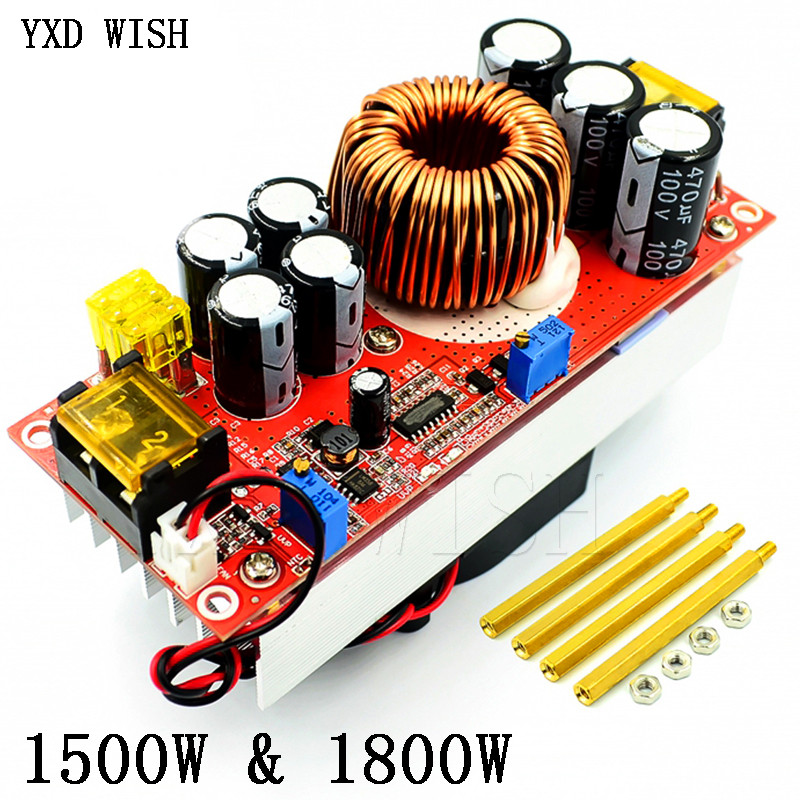 1800W DC DC Voltage Converter CV Boost Converter Step Up Adjustable Module Power Supply 40A DC-DC 10