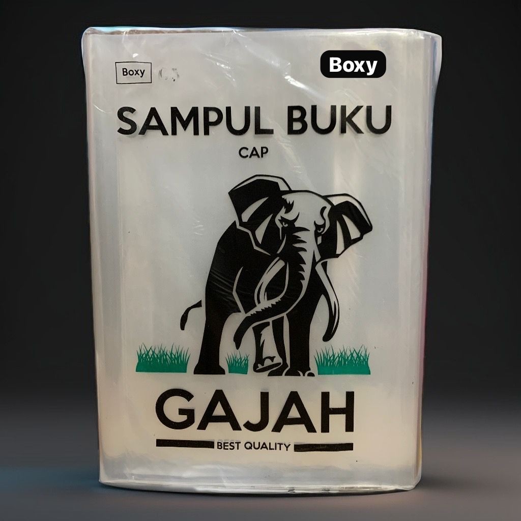 

sampul buku plastik boxy merek champion / gajah isi 100 lembar WE!!
