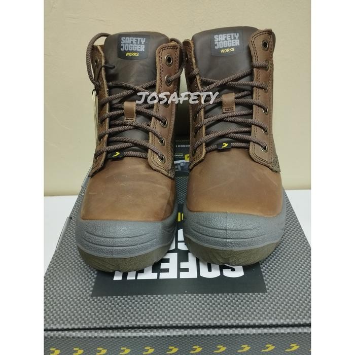Sepatu Safety Jogger Dakar Brown S3