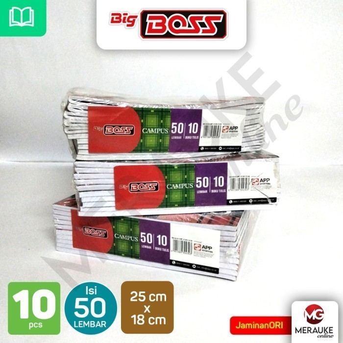 

Buku Tulis BigBoss Campus 50 Lembar
