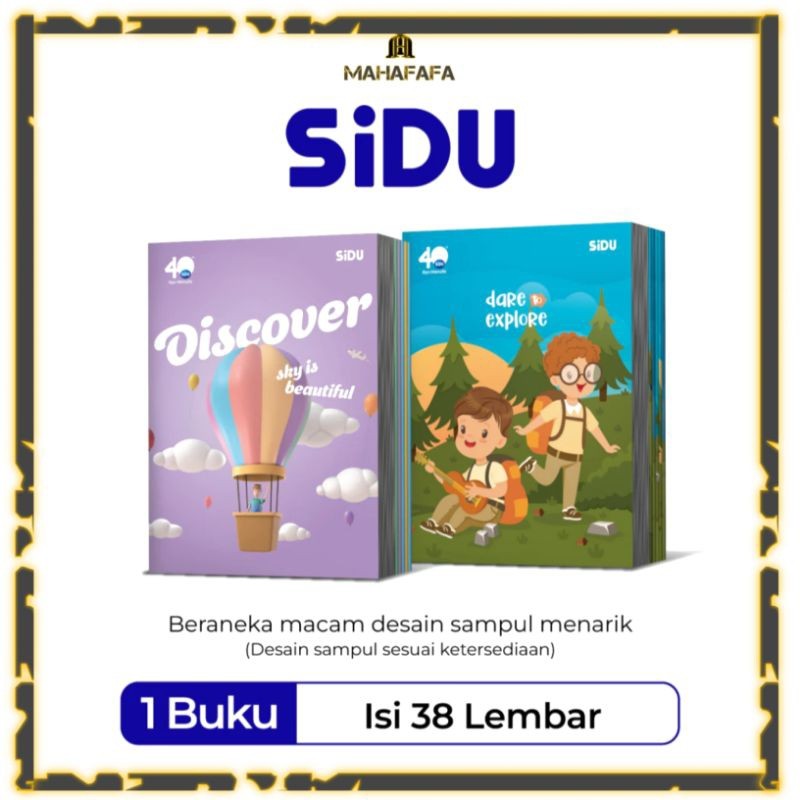 

Buku Tulis SIDU Isi 38 Lembar [1 Pack = 10 Buku]