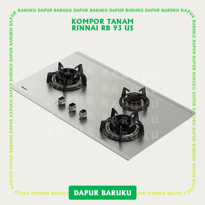 Kompor Tanam Rinnai Rb 93 Us (Stainless)