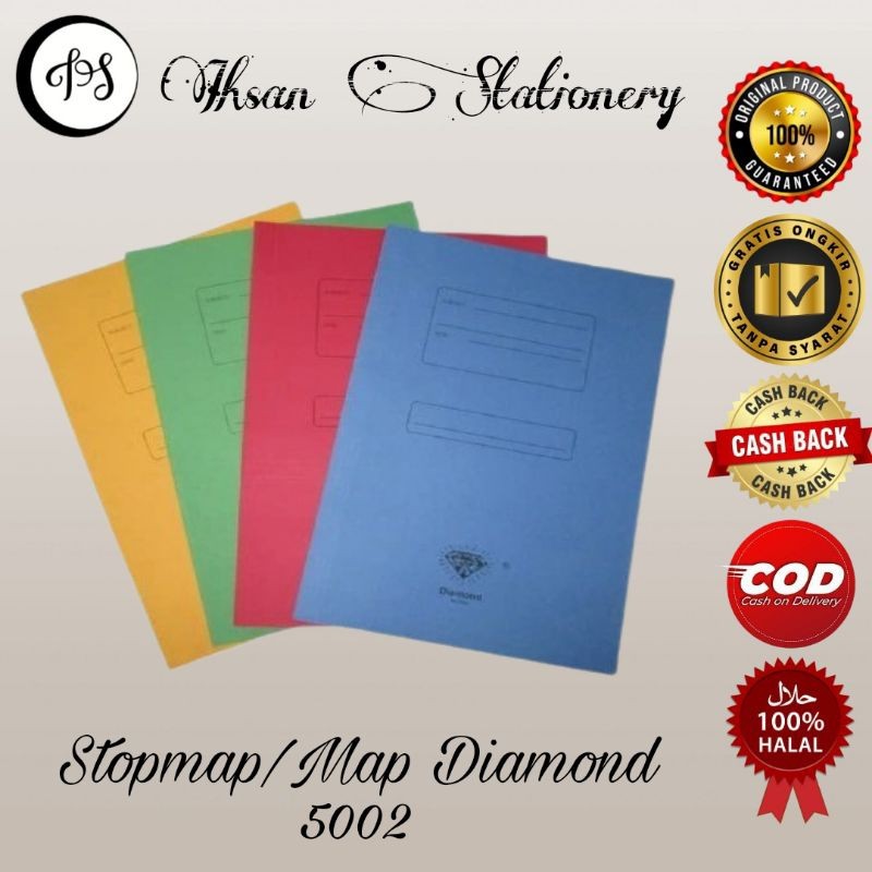 

Stop Map/Map Kertas Diamond 5002 (1 Pack) WE!!