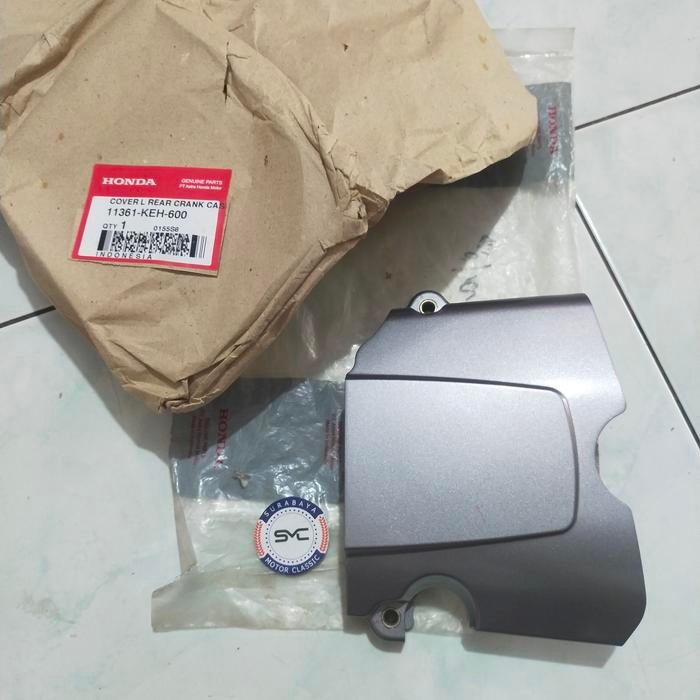 COVER TUTUP GEAR GIR DEPAN HONDA MEGAPRO NEW MEGAPRO PRIMUS ORI AHM 11361-KEH-600