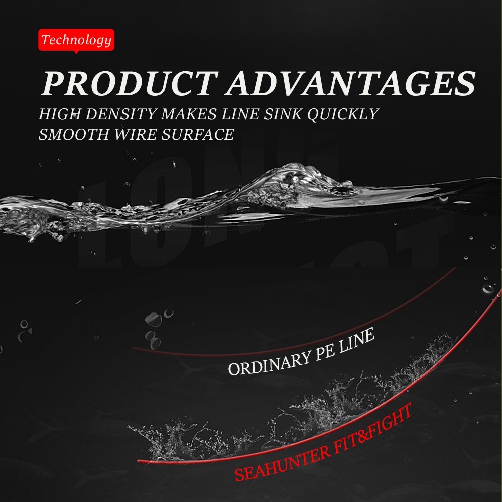 [OFFICAL] KASTKING PE X8 Senar Pancing x SEAHUNTER 300M/100M , Fit&Fight PE X8 Senar Pancing Merah