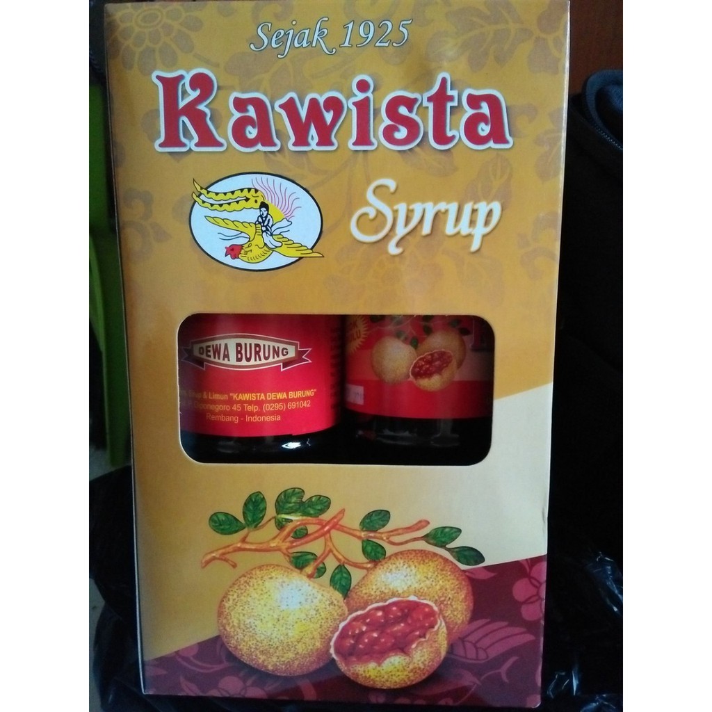 

Sirup Unik Kawista Cap Burung Dewa Rembang Cola Van Java