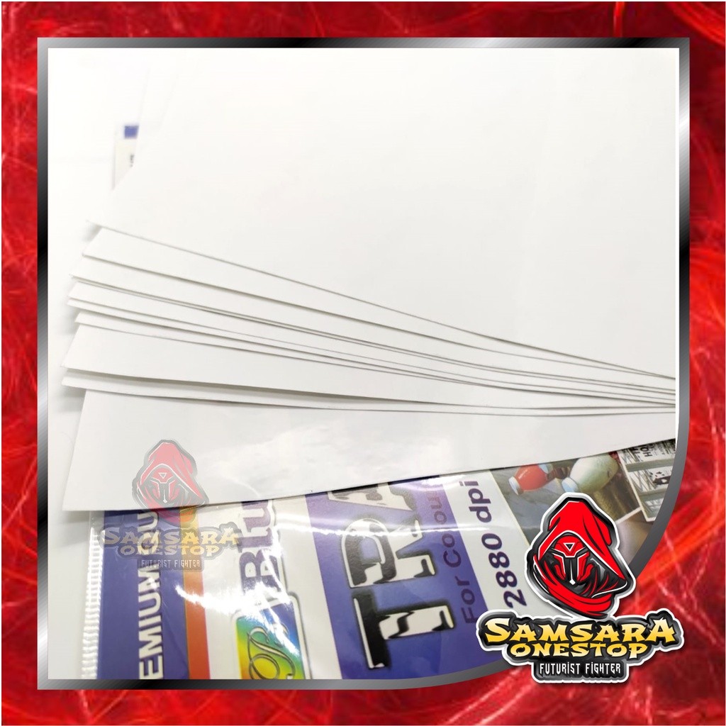 

Stiker Transparan Tahan AIR BLUEPRINT Bahan Transparant sticker A4