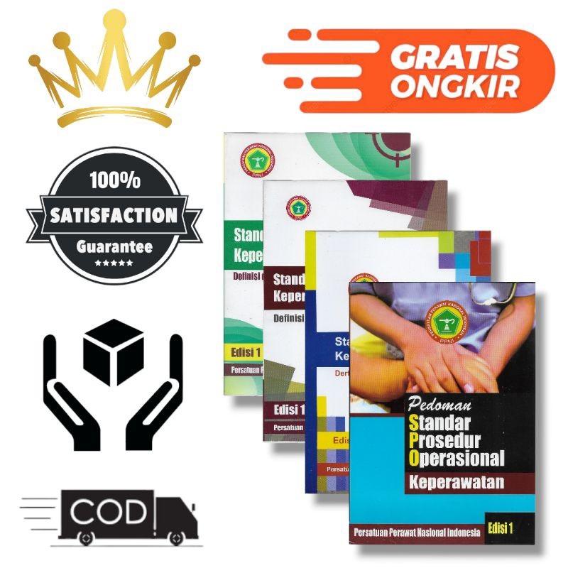 Buku Keperawatan : Paket PPNI Terbaru 4S { SDKI - SIKI - SLKI - SPOK}