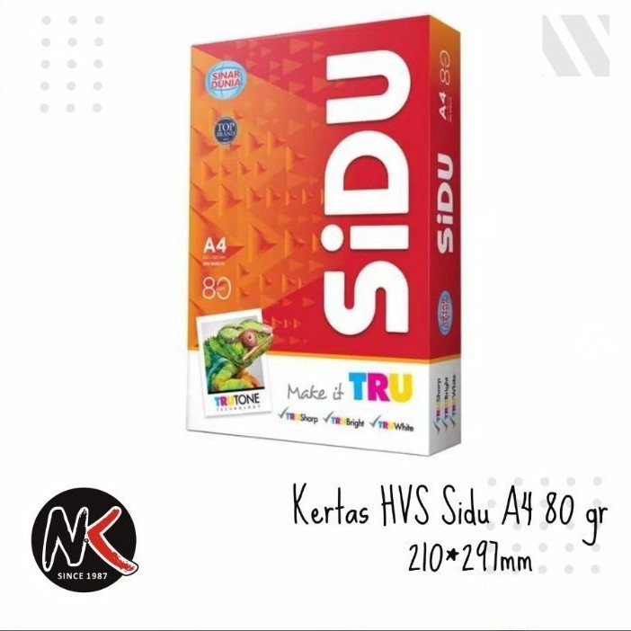 

Kertas HVS A4 80 gr SiDU/Kertas Print/Foto Copy