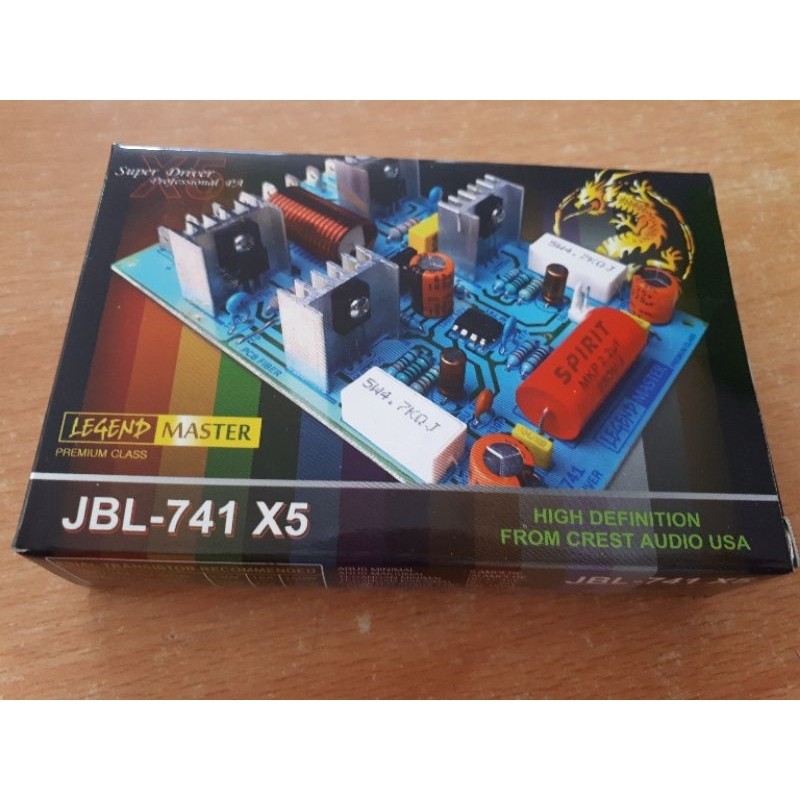 KIT SUPER DRIVER POWER AMPLIFIER HIGH DEFINITION FROM CREST AUDIO USA JBL-741 X5 NW-741 X2