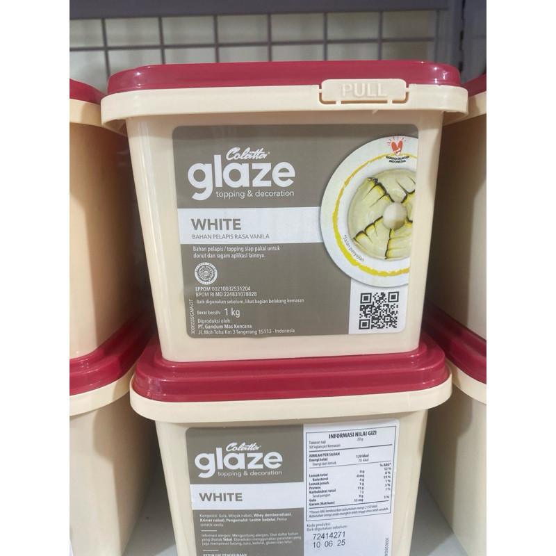 

Colatta glaze white 1kg