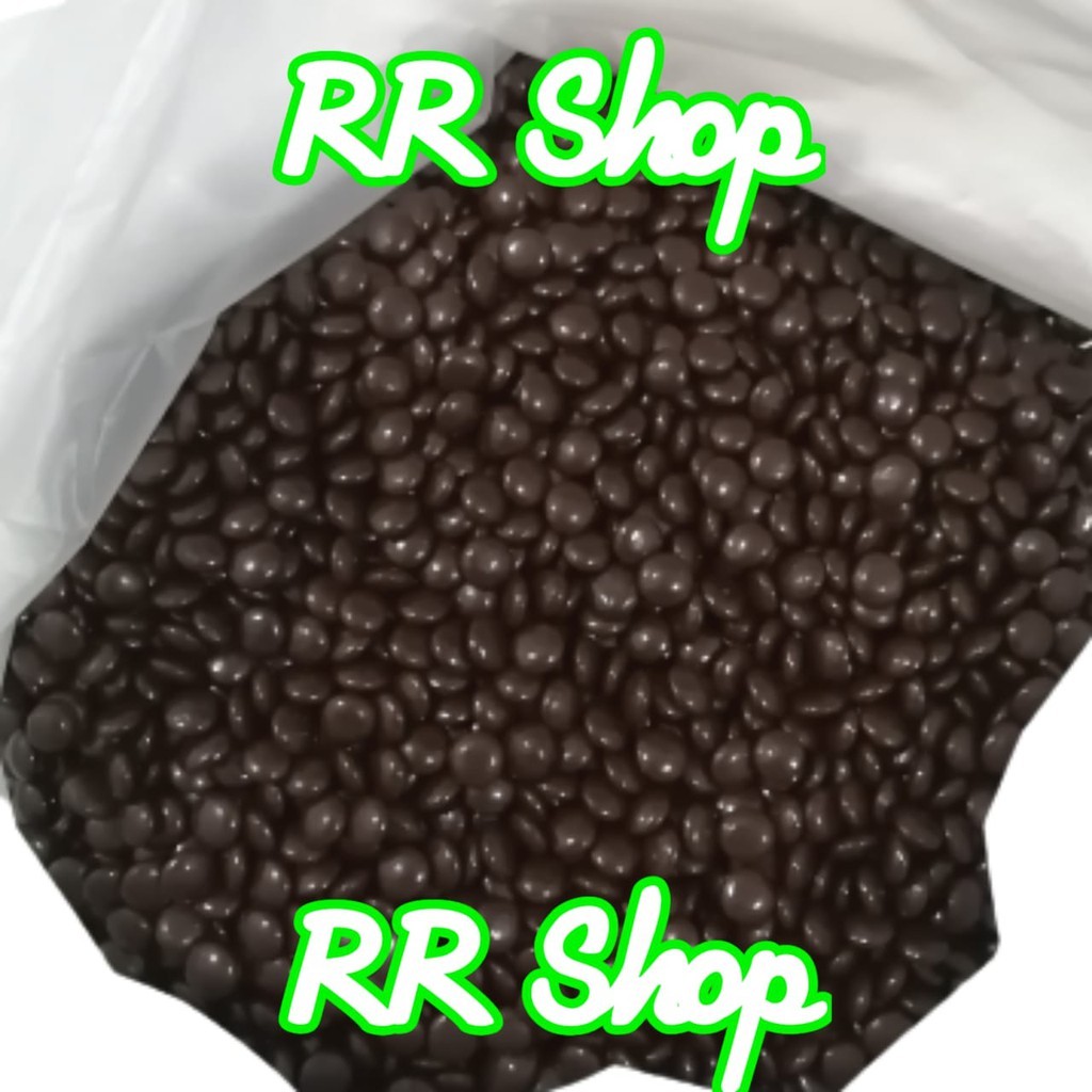 

ChocoChips Setengah Bulat Elmer 500 gr ( Dark ) - ChocoChip Half Round Elmer 500gr coklat