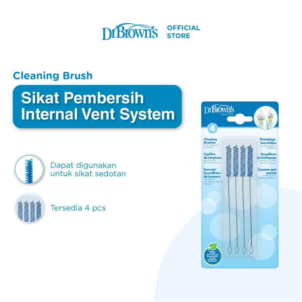 Dr.Brown's Cleaning Brush, 4-Pack / Sikat botol - 620