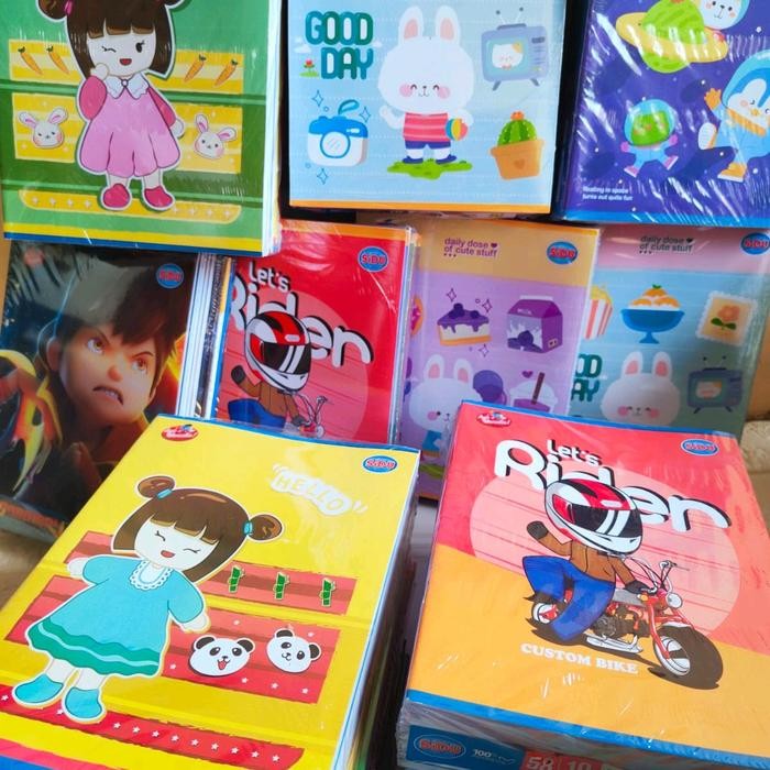 

Big Boss - (5Pcs/10Pcs) Buku Tulis Sidu Isi 58 Lembar/ Buku Sekolah/ Buku Sidu