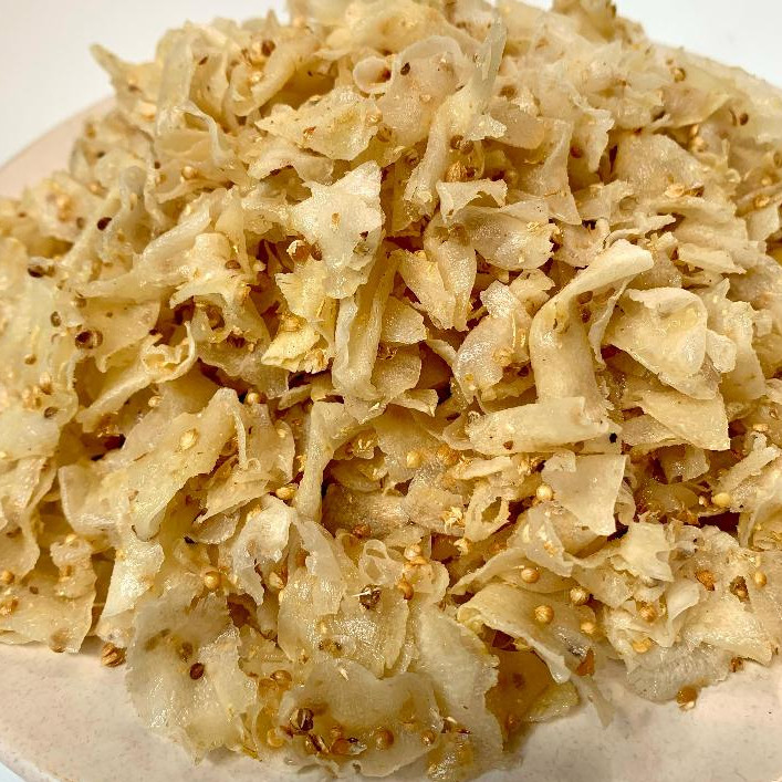 

keripik singkong kriwil rasa ketumbar enak renyah gurih bikin nagih khas aroma ketumbar yang wangi