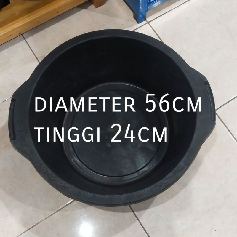 Bak Karet Baskom Karet Ember Karet Anti Pecah 28 SJP Ember Plastik Tong Air baskom Cuci baju besar
