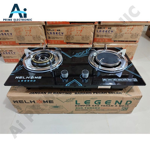 ORIGINAL WELHOME LEGEND 2 TUNGKU Kompor Tanam Kompor Meja