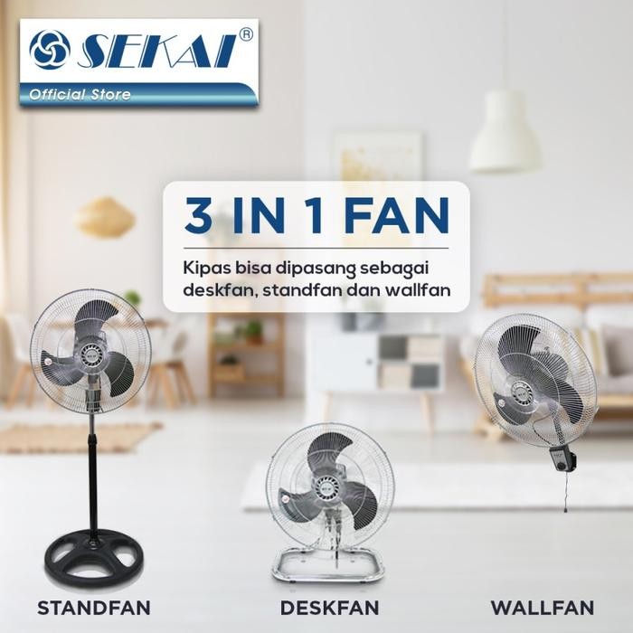 Diskon Promo Kipas Angin 3 In 1 Sekai Ist 1851 Ist1851 Kipas Angin