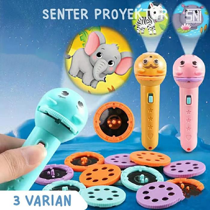 Mainan Edukasi Anak Senter Proyektor
