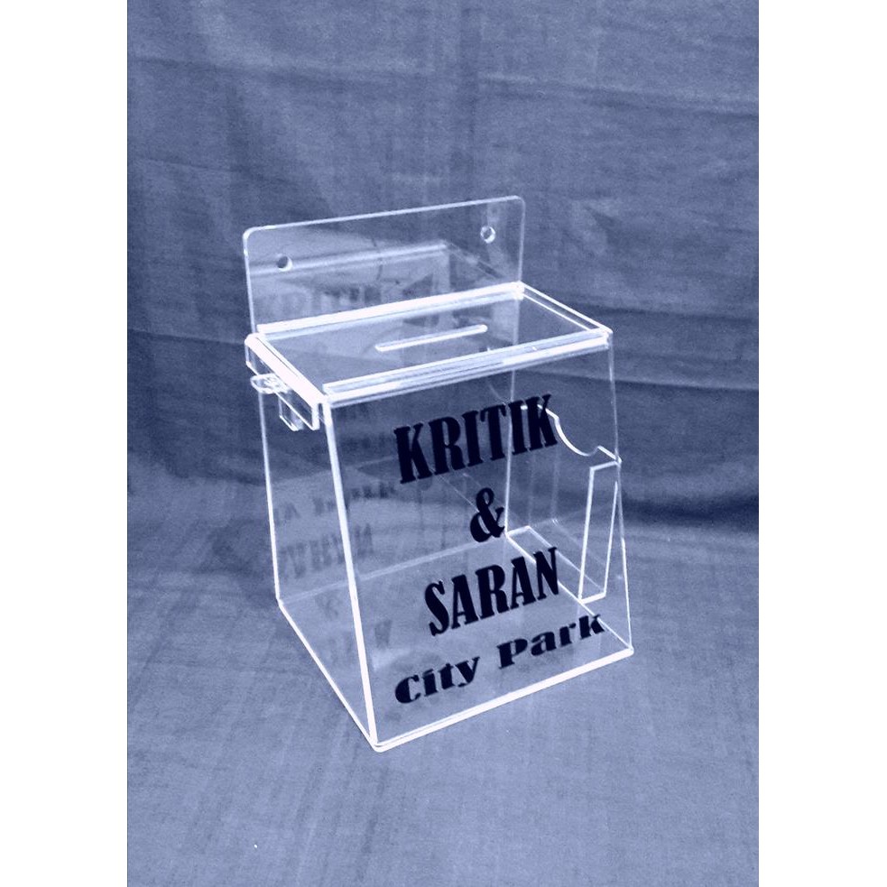 Acrylic Kotak (saran & kritik/kotak saran)