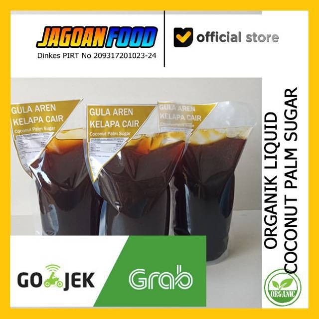 

GULA MERAH AREN CAIR 1Lt KHUSUS GOJEK GRAB DAN INSTANT COURIER