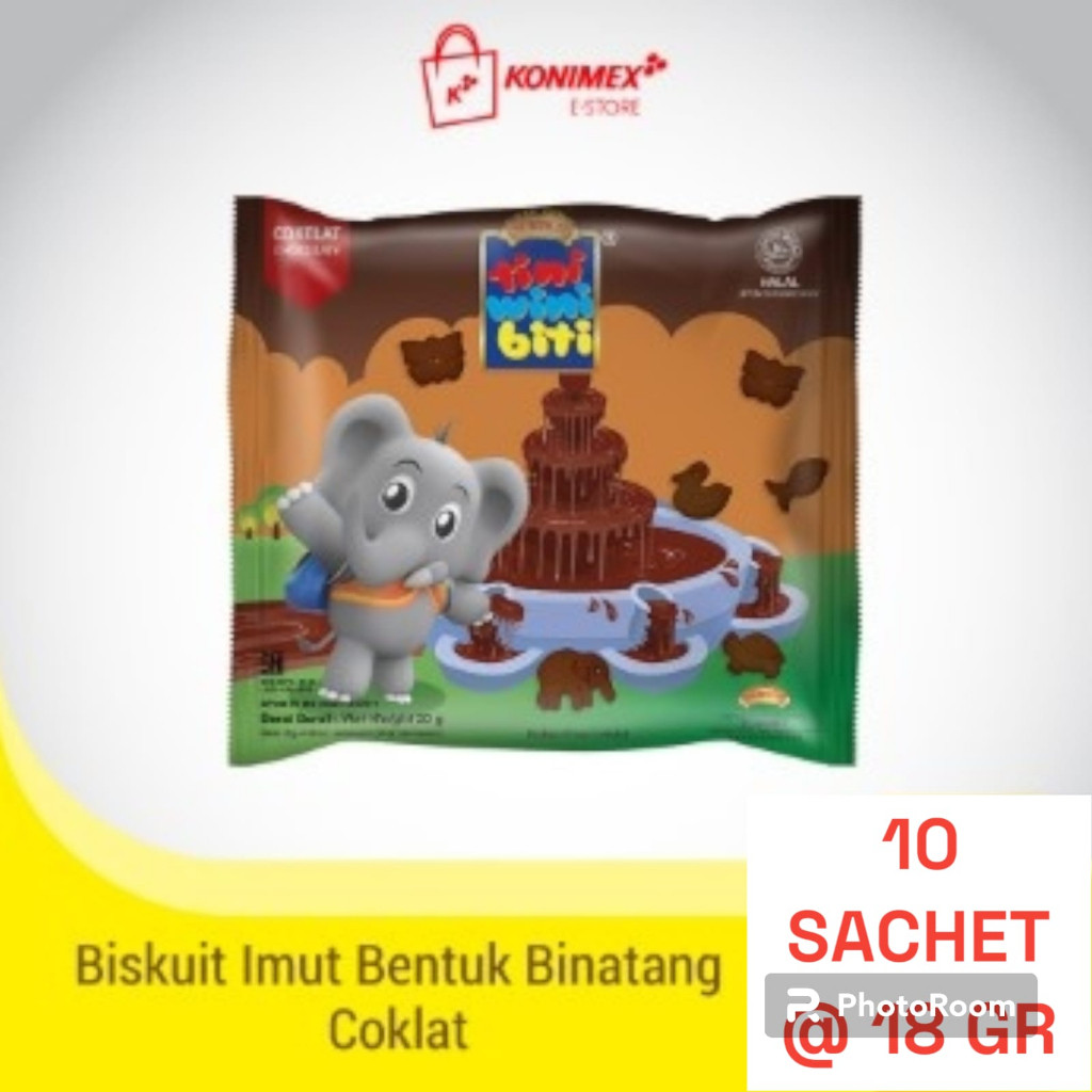 

Olivoliv Snack Tini Wini Biti Isi 10 Bks @ 18 Gr Konimex