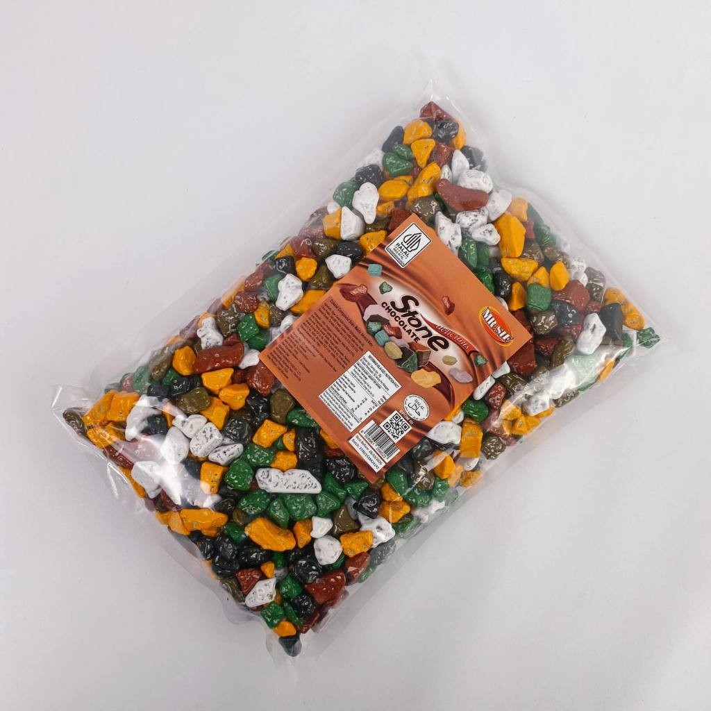 

Olivoliv Snack Coklat Kerikil Arab Premium Permen Coklat Arab Batu 1 Kg Original - Coklat Arab