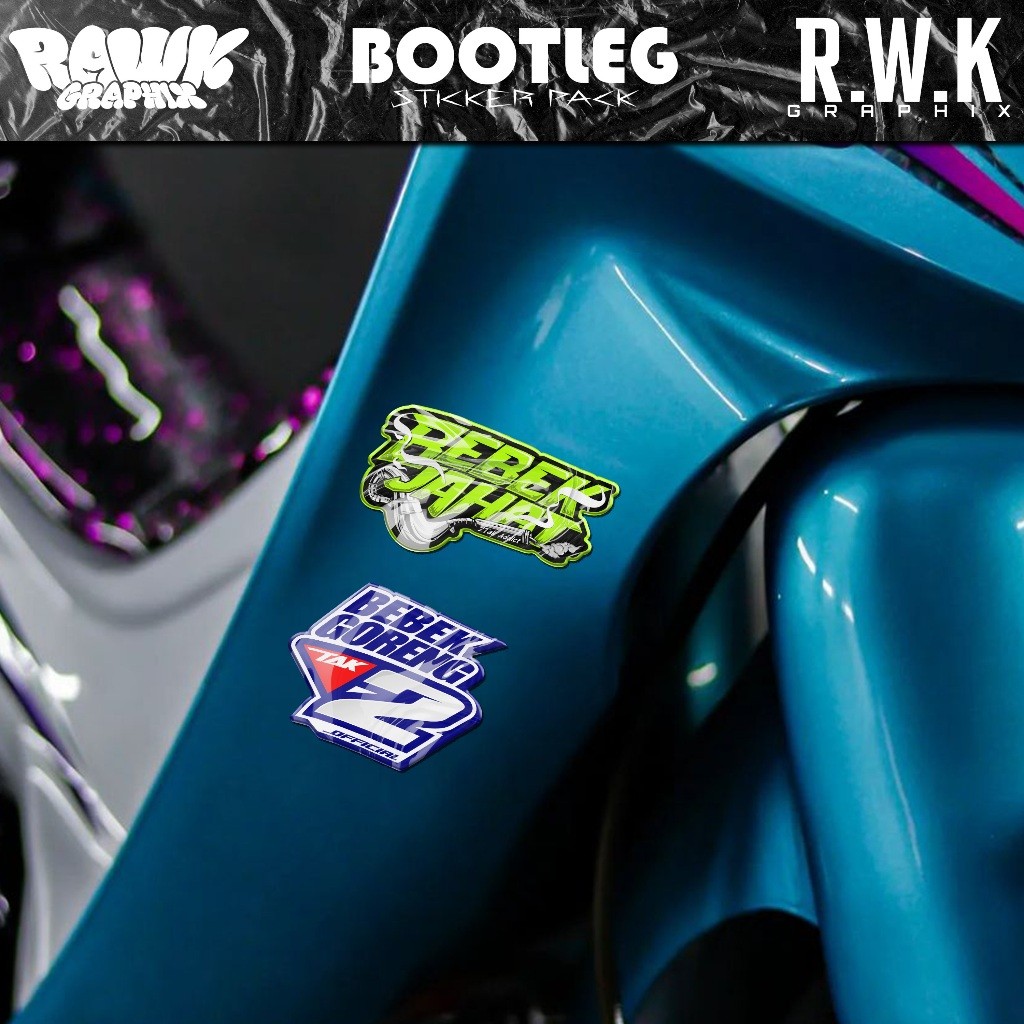 Fresh Lingling Sticker Pack Twotak Bebek Goreng Twostroke Bebek Jahat Gara Gara 2 Tak Lovers Fiz R