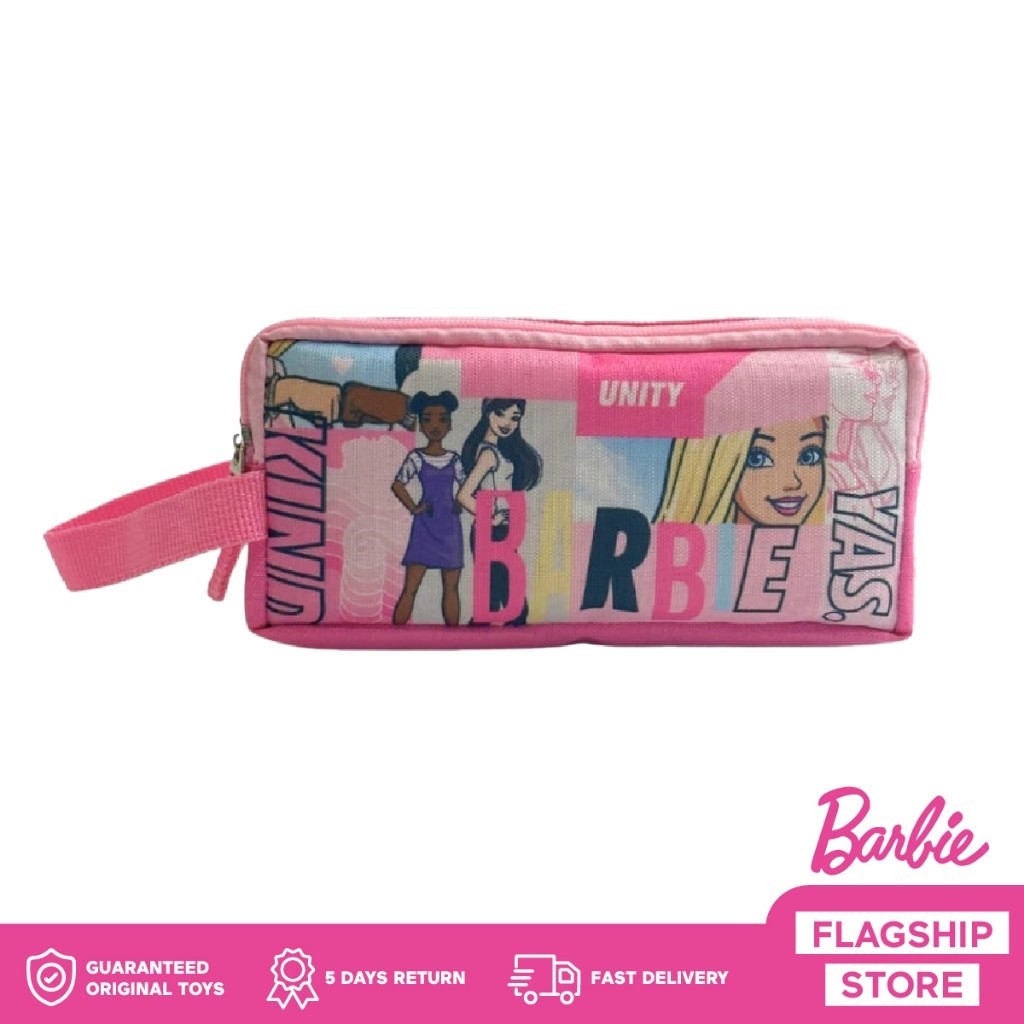

Dadi Prima Pencil case Barbie Pattern 2 zipper