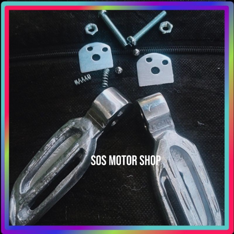 Fresh Lingling Footstep Belakang Scoopy Step Pijakan Kaki Belakang Scoopy 2021 Silver