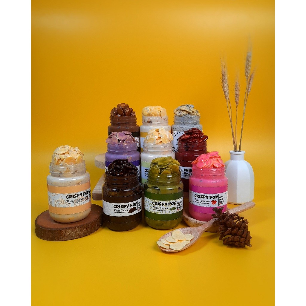 

Olivoliv Snack Crispypop By Cookiesin - Snack Corn Flakes Choco In Jar Snack Jar - Cemilan Rasa