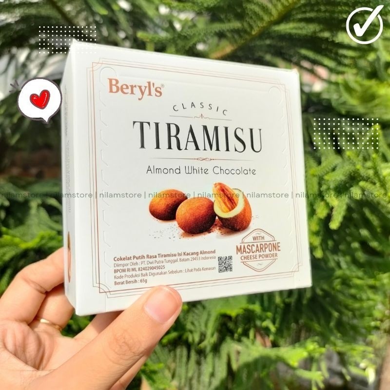 

Olivoliv Snack Coklat Beryl'S Beryls Coklat Tiramisu 65G Malaysia Coklat Beryl'S Tiramisu 65G Isi