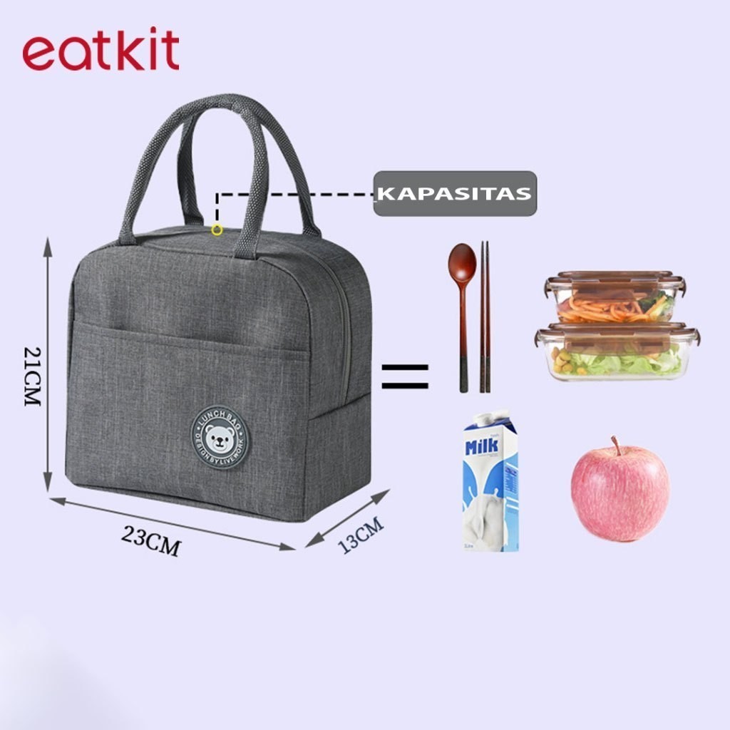 

Olivoliv Snack Eatkit 850Ml&950Ml Bekal Makan Set 2 Layer 3In1 Kotak Makan Set Tempat Bekal Dan Tas